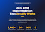 understand business problem and implement the right CRM